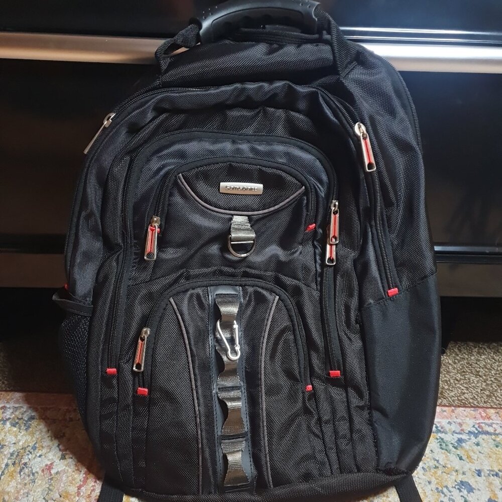 Samsonite Backpack School Laptop and Book Carrier Well Condition Unisex